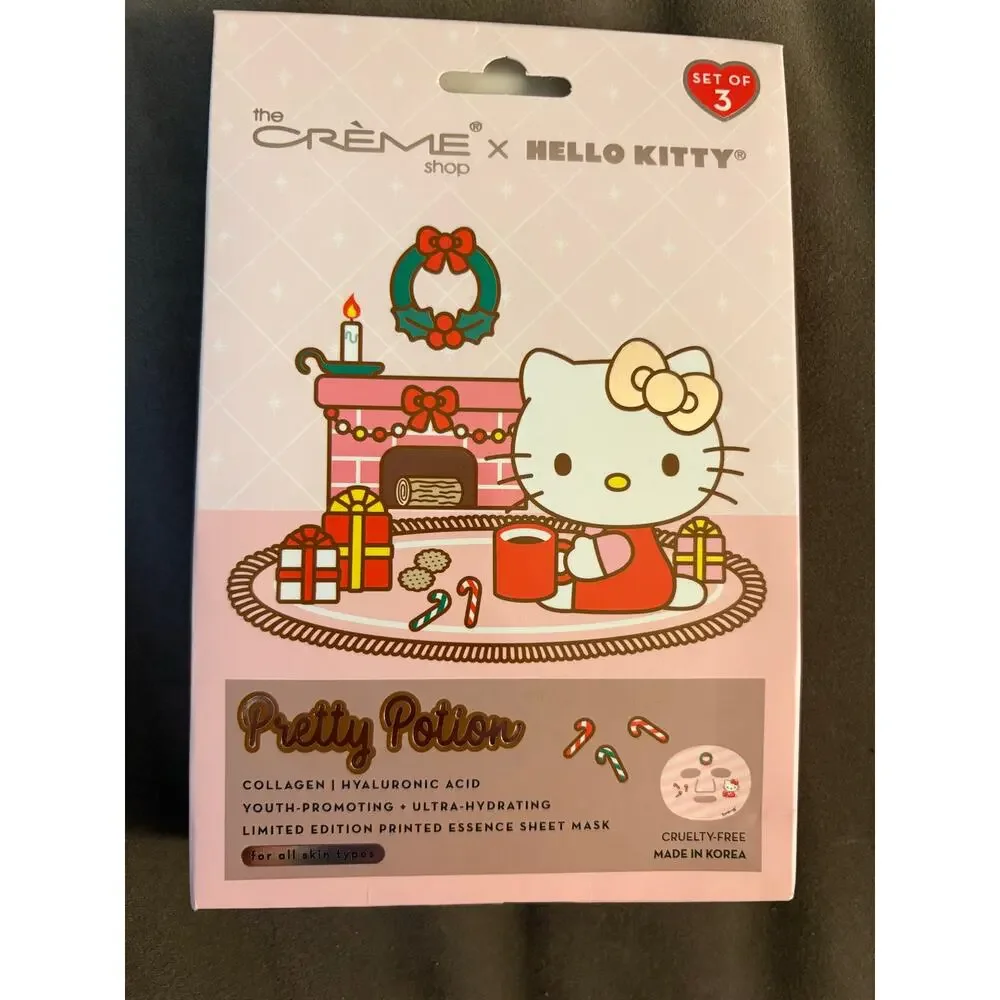 CREME SHOP x HELLO KITTY Holiday Face Masks x 2